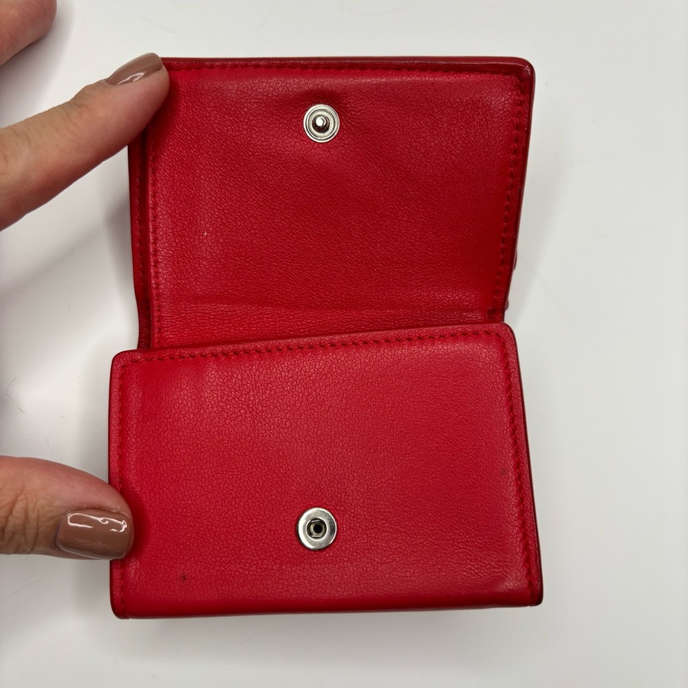 Authentic Balenciaga Mini Papier Trifold Leather Wallet - Picture 10 of 13